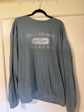 Gulf Shores Alabama Pullover Sweatshirt - Dusty Blue